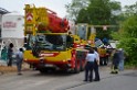 Autokran umgestuerzt Bensberg Frankenforst Kiebitzweg P060